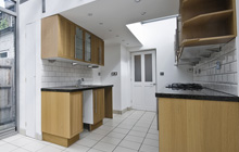Black Corner kitchen extension leads